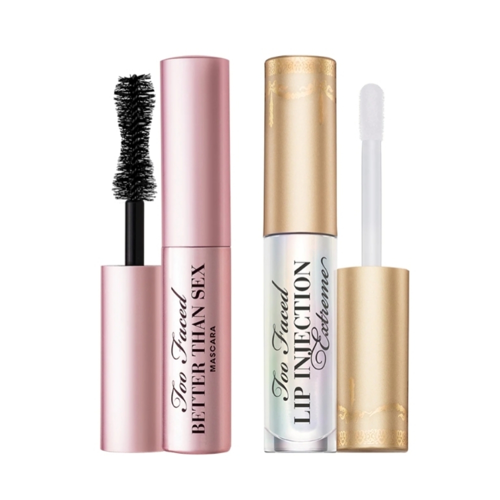 NEW Too Faced Best Selling Icons Sexy Lashes and Big Lips Travel Duo
